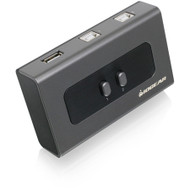 IOGEAR 2-Port USB 2.0 Peripheral Sharing Switch - USB - External - 2 USB Port(s) - 2 USB 2.0 Port(s) - PC, Mac (Fleet Network)