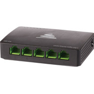Luxul 5-Port Gigabit Desktop Switch - 5 Ports - Gigabit Ethernet - 10/100/1000Base-T - 2 Layer Supported - Twisted Pair - Desktop, - 3 (Fleet Network)