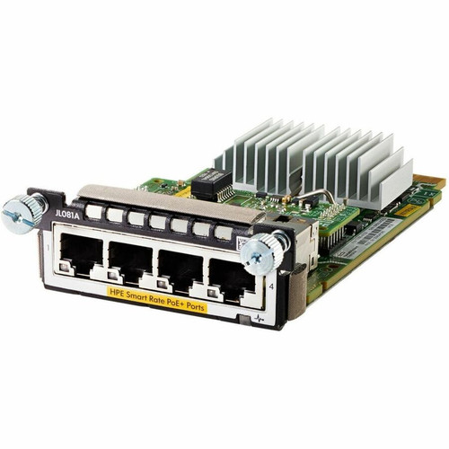 HPE Network Module - For Data Networking, Optical Network - 4 x 10gbase-x - Optical Fiber10 Gigabit Ethernet - 10GBase-X - 10 Gbit/s (JL081A#0D1)