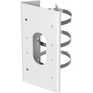 Hikvision PM1 Pole Mount for Network Camera - White - 22 lb (9979.03 g) Load Capacity - Stainless Steel (Fleet Network)