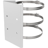 Hikvision DS-1673ZJ Pole Mount for Network Camera - Hik White - 44.09 lb (20000 g) Load Capacity - Stainless Steel (Fleet Network)