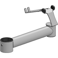SpacePole Pole Mount for Bar Code Scanner - Black - TAA Compliant (Fleet Network)