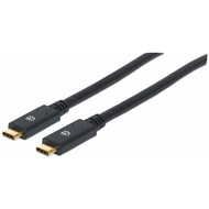 Manhattan SuperSpeed USB C Device Cable - 6.6 ft (2 m) USB Data Transfer Cable - First End: Error-dirty-data - Second End: - 5 Gbit/s (Fleet Network)