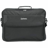 Manhattan Cambridge Carrying Case (Briefcase) for 17.3" (439.42 mm) Apple Notebook - Black - Weather Resistant, Spill Resistant, Wear (Fleet Network)
