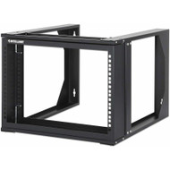 Manhattan 19" Wall Mount Open Frame Network Rack, 6U, Front-Hinged Swing Frame - For Network Equipment, Server, Patch Panel, Switch, - (Fleet Network)