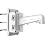 Hikvision DS-1602ZJ-BOX-POLE Pole Mount for Surveillance Camera - White - 22.05 lb (10000 g) Load Capacity (Fleet Network)