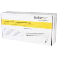 StarTechcom_7_Port_Compact_USB_30_Hub_with_Built-in_Cable_-_Aluminum_USB_Hub_-_Silver_-_USB_-_External_-_7_USB_Ports_-_7_USB_30_ST73007UA