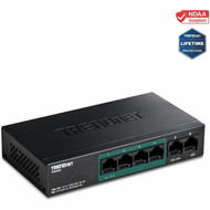 TRENDnet_6-Port_Fast_Ethernet_PoE_Switch_4_x_Fast_Ethernet_PoE_Ports_2_x_Fast_Ethernet_Ports_60W_PoE_Budget_12_Gbps_Switch_-_TPE-S50