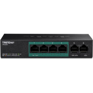 TRENDnet_6-Port_Fast_Ethernet_PoE_Switch_4_x_Fast_Ethernet_PoE_Ports_2_x_Fast_Ethernet_Ports_60W_PoE_Budget_12_Gbps_Switch_-_TPE-S50