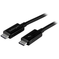 StarTechcom_20Gbps_Thunderbolt_3_Cable_-_33ft1m_-_Black_-_4k_60Hz_-_Certified_TB3_USB-C_to_USB-C_Charger_Cord_w_100W_Power_-_twice_TBLT3MM1M