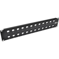 Tripp_Lite_N062-024-KJ_Blank_Patch_Panel_-_24_Ports_-_1U_High_-_Black_-_19_Wide_-_Rack-mountable_-_TAA_Compliant_N062-024-KJ