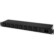 StarTechcom_8_C13_Outlet_Horizontal_1U_Rack_Mount_PDU_Power_Strip_for_Server_Racks_-_Surge_Protection_-_16A_-_10ft_NEMA_5-20P_Power_-_PDU08C13H