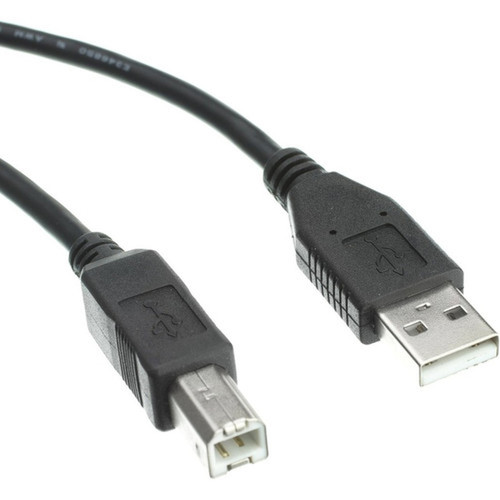 Axiom USB 2.0 Type-A to Type-B Cable M/M 15ft - 15 ft USB Data Transfer Cable for Mouse, Keyboard, Portable Hard Drive, Printer, - 1 x (USB2ABMM15-AX)
