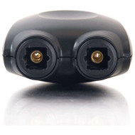 C2G Toslink Digital Audio Splitter - 1 x Toslink Female Digital Audio - 2 x Toslink Female Digital Audio - Black 27027