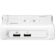 TRENDnet 2-Port USB KVM Switch Kit - 2 x 1 - 2 x HD-15 Video 2 x Type A USB TK-207K