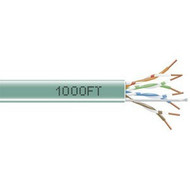 Black Box GigaBase 350 Cat5e Bulk UTP Cable - 1000 ft Category 5e Network Cable - Bare Wire - Bare Wire - Green EYN859A-PB-1000