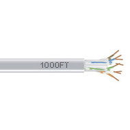 Black Box GigaTrue 550 Cat6 Bulk UTP Cable - 1000 ft Category 6e Network Cable - Bare Wire - Bare Wire - Gray - 1 Pack EYN876A-PB-1000
