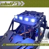 Aluminum Roof Panel +3D Roof Rack  +Spot Light  for Axial AXP8 Gilamon