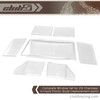 Complete Window Set for 1/10 Cherokee XJ Hard Plastic Body (replacement parts)