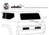 Door Handles / Rear Liftgate T-handle / Fuel Cap ( C ) for Redcat GEN8