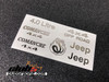 1/10 Scale Metal Emblem for Jeep Comanche MJ Pickup Body