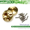 "Rhinohub" +6mm Weighted Brass Wheel Hub ( 6 Lugs ) (V2)