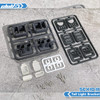 Tail Light Housing w/Clear Lens/Cover Guards for Axial SCX10 III Jeep JL Wrangler