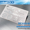 Custom Metal Body Emblem for Axial SCX10 III Jeep JT Gladiator ( Silver )