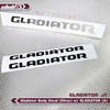 Custom Body Decal for SCX10 III Jeep JT Gladiators( S ) / GLADIATOR