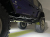 Stainless Steel Step Down Rock-Slider with Courtesy Lights for SCX10 III JL Wrangler