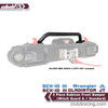 3-Piece Rubicon Front Bumper for SCX10 III Jeep JL Wrangler / JT Gladiator ( Red Tow Hook )