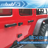 Complete Hinges / Nozzle Set (12 pc) for SCX10 III Jeep JT Gladiator (SLS Black)