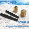 Brass Extended Wheel Hex (13 mm) w/ Steel Stub Axle for SCX10 III Portal Axle