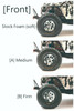 2.2" Single Stage High Density Foam Inserts ( 2 pcs 140 x 50 mm FIRM )
