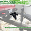 Aluminum Adjustable Drop Hitch Ball Mount / Receiver for 1/10 Scale RC Crawlers 