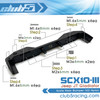Scale Jeep Rear Bumper for SCX10 III JT Gladiator ( V2 )
