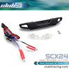 Rear Bumper w/ LED for Aixal SCX24 2019 Jeep Wrangler JLU