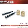 Brass Extended Wheel Hex (14 mm) w/ Steel Stub Axle for TRX-4 Portal Axle