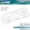 Spare Tire Carrier for SCX24 2019 Jeep Wrangler JLU ( V2 White )