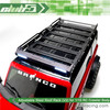 Adjustable Steel Roof Rack w/ Integrated LED Light Bar (V2) for TRX-4 2021 Bronco