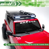 Adjustable Steel Roof Rack w/ Integrated LED Light Bar (V2) for TRX-4 2021 Bronco