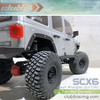 Fender Delete for SCX6 Jeep JLU Wrangler ( Black Powder Coated Steel)