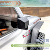 Foldable Side Mirrors / Rear Mirror Set for Axial SCX6 Jeep JLU Wrangler