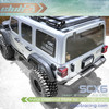 Metal Diamond Plate For SCX6 Jeep JLU Wrangler Stock " REAR " Bumper