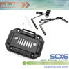 License Plate Bracket w/ 3rd Brake Light for SCX6 Jeep JLU Wrangler