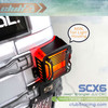Stainless Steel Tail Light Guard for SCX6 Jeep JLU Wrangler