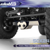 Stainless Steel Front / Rear Axle / Center Skid Plate for SCX24
