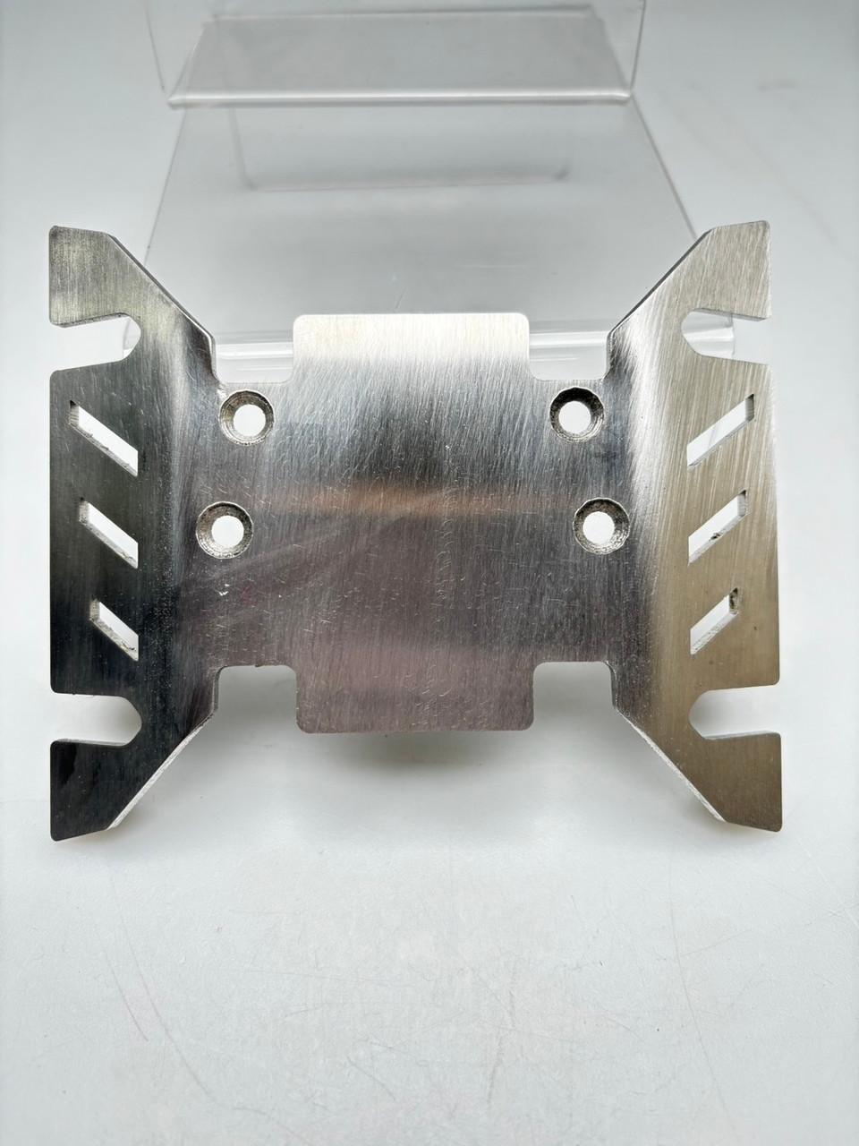 "Rhinoshield" Stainless Steel Center Skid Plate Guard for Axial SCX6 Jeep JLU Wrangler    "Brand new with slight imperfections"