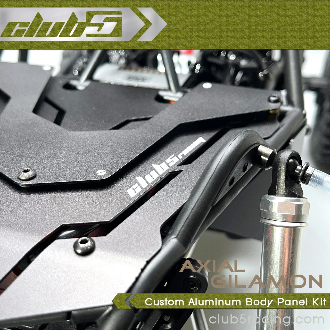 Aluminum Body Panel Kit for Axial AXP8 Gilamon ( V2 )