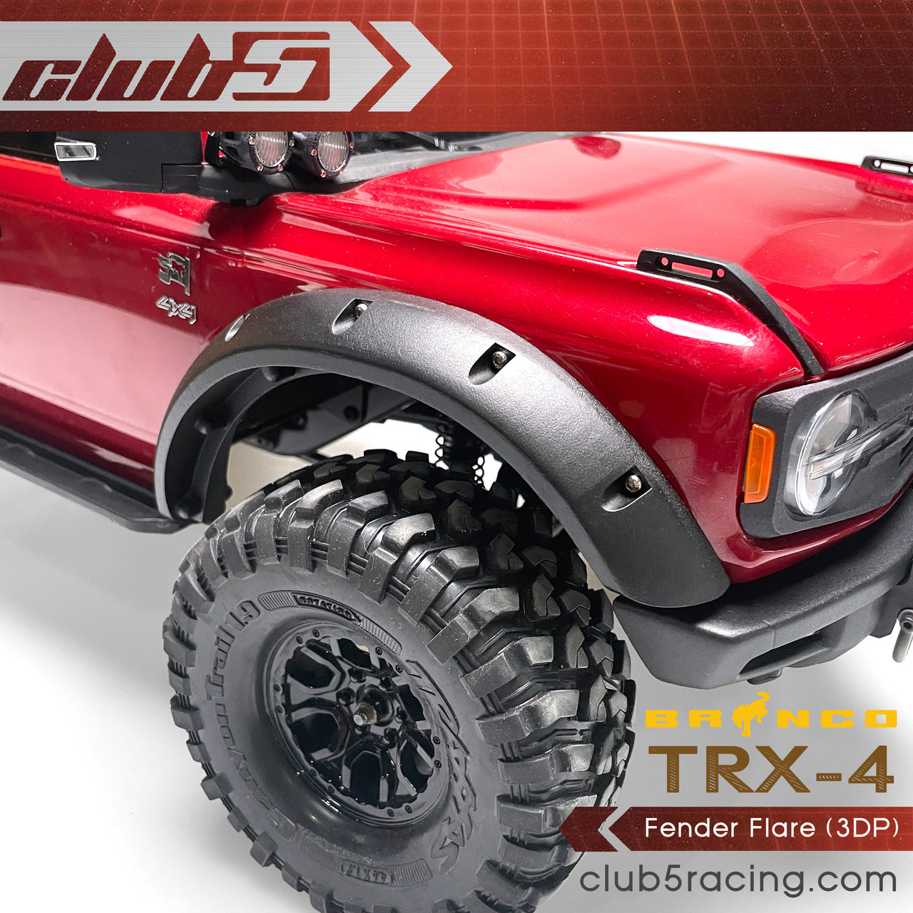 [3D files]Fender Flare for TRX-4 2021 Ford Bronco